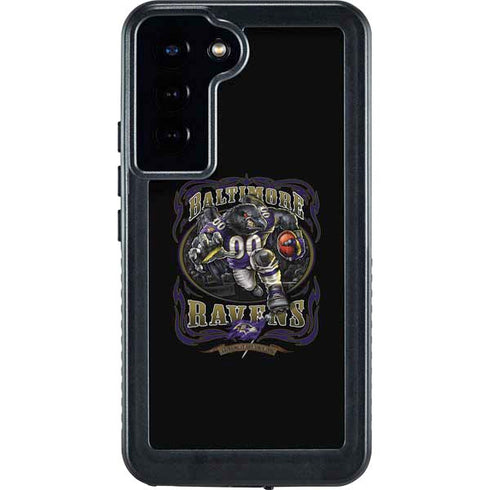 Liquid Blue NFL Baltimore Ravens Running Back Galaxy S24 Plus Waterproof Case